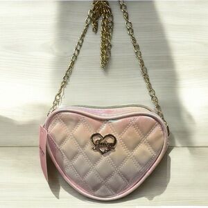 Juicy Couture Pink Heart Mini Bag Crossbody Bag